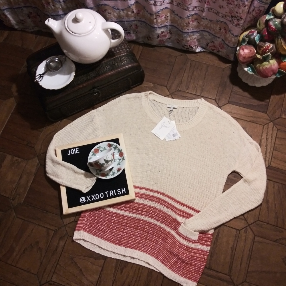 {Joie} NWT 100% Linen Sweater. It's Gorgeous! - Picture 1 of 6